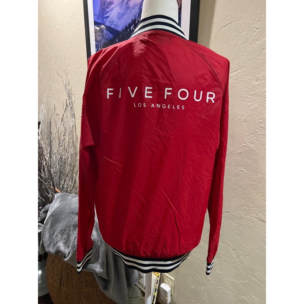 Five Four Los Angels Men’s windbreaker, sz. S; red, black, white. Like new.